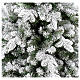 Árbol de Navidad 210 cm Poly con copos de neve Everest s4