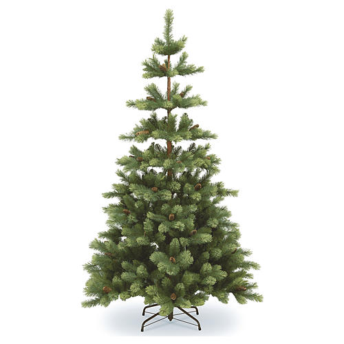 Árbol de Navidad 180 cm pvc verde piñas Woodland Carolina 1