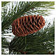 Árbol de Navidad 180 cm pvc verde piñas Woodland Carolina s5