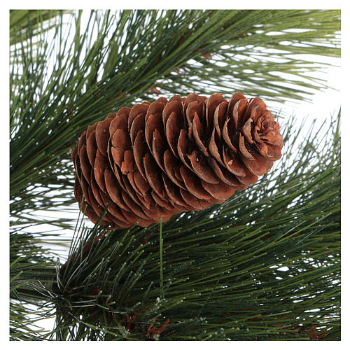 Grüner Weihnachtsbaum mit Zapfen 210cm Mod. Woodland Carolina 5