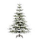 Imperial Blue Spruce, flocked poly Christmas tree, 225 cm, flocked, poly s1