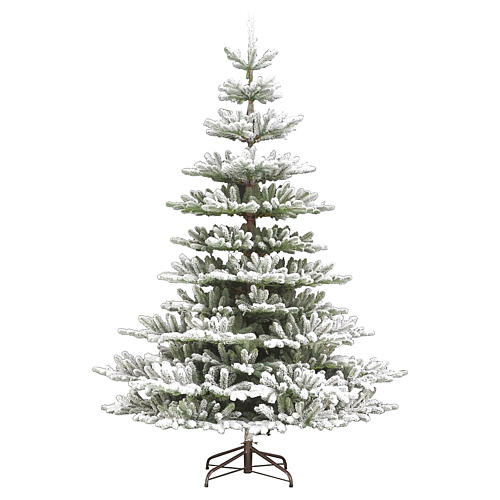Árvore de Natal 180 cm Poly Imperial Blu com neve 1