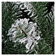 Árbol de Navidad 180 cm Poly copos de neve glitter Sheffield s5