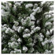 Albero di Natale 180 cm Poly floccato glitter Sheffield s2