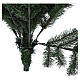 Árvore de Natal 210 cm neve glitter polietileno Sheffield s6