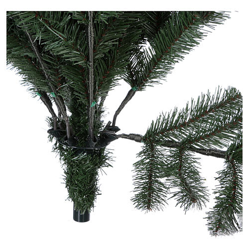 Grüner Weihnachstbaum mit Schnee und Glitter 225cm Mod. Sheffield 6