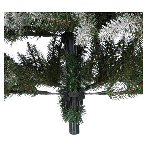 Grüner Weihnachtsbaum 180cm mit Schnee Beeren und Zapfen Mod. Dunhill 7