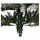 Árbol de Navidad 180 cm copos de neve piñas bayas Dunhill s7