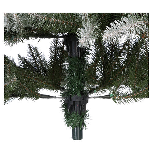 Árvore de Natal 180 cm nevado pinhas bagas Dunhill 7