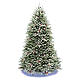Christmas tree 210 cm, Dunhil flocked with pine cones and berries s1