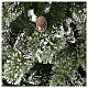 Grüner Weihnachtsbaum 180cm Zapfen und Glitter Mod. Glittery Bristle s3