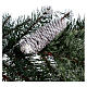 Grüner Weihnachtsbaum 180cm Zapfen und Glitter Mod. Glittery Bristle s6