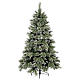 Christmas tree 225 cm, green with glitter and pine cones Bristle s1