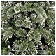 Árbol de Navidad 225 cm verde con glitter y piñas Bristle s3