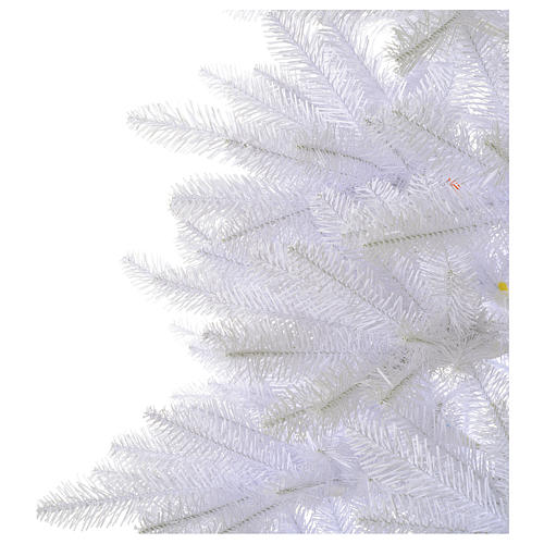 Sapin Noël 210 cm Slim couleur blanc Dunhill 4