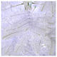Sapin Noël 210 cm Slim couleur blanc Dunhill s3