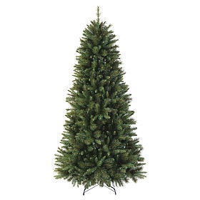 Árbol de Navidad 180 cm Slim verde pvc Rocky Ridge