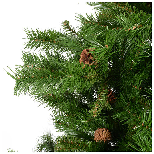Árvore de Natal 180 cm verde pinhas Praga 3