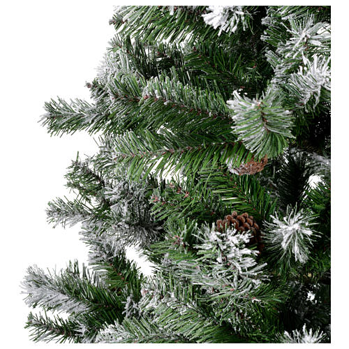 Christmas tree 210 cm flocking with pines Oslo 3