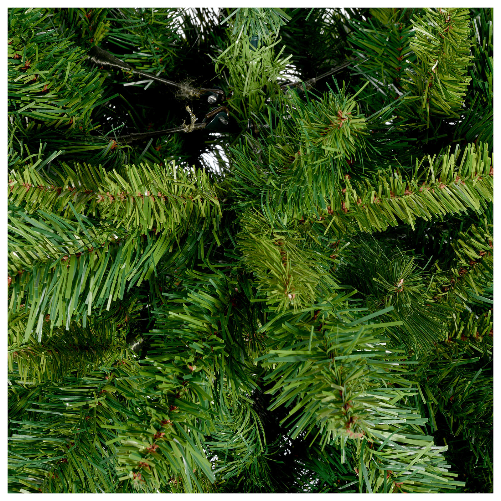 Miami Albero di Natale 210 cm realistico, artificiale PE+PVC 1687 RAMI, diametro 122 cm