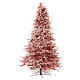 Frosted Christmas tree 230 cm with pine cones 400 lights external use s1