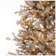 Árbol de Navidad marrón 270 cm escarchado con piñas y 700 luces LED modelo Victorian Brown s3