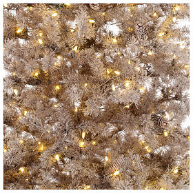 Árvore de Natal castanho 270 cm cristalizado pinhas e luzes 700 Led