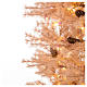Árbol de Navidad rosa antiguo 230 cm piñas 400 luces LED s3