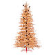 Christmas tree antique pink 230 cm with pines and 400 led lights s1