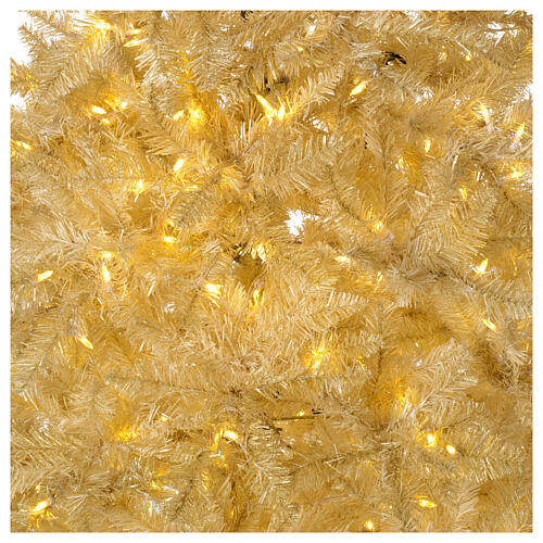 Christmas Tree 200 cm Ivory 400 LED Lights with Gold Glitter Regal Ivory 2