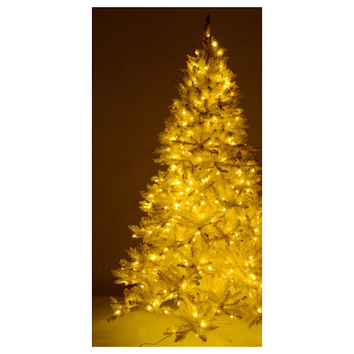 Christmas Tree 200 cm Ivory 400 LED Lights with Gold Glitter Regal Ivory 5