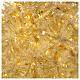 Árvore Natal 200 cm cor de marfim 400 luzes Led glitter ouro Regal Ivory s2