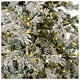 Árbol de Navidad 270 cm escarchado con piñas y purpurina 700 luces LED s2