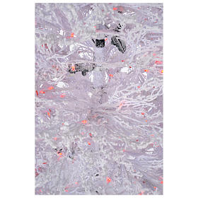 Choinka sztuczna ośnieżona biała 270 cm 1300 led czerwone Winter Glamour