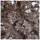 Árbol de Navidad marrón 230 cm escarchado piñas y 400 luces LED modelo Victorian Brown s4