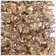 Christmas tree brown 230 cm covered with frost, pinecones and 400 led lights s2