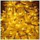 Árbol de Navidad márfil 270 cm con purpurina oro 800 luces LED modelo Regal Ivory s6