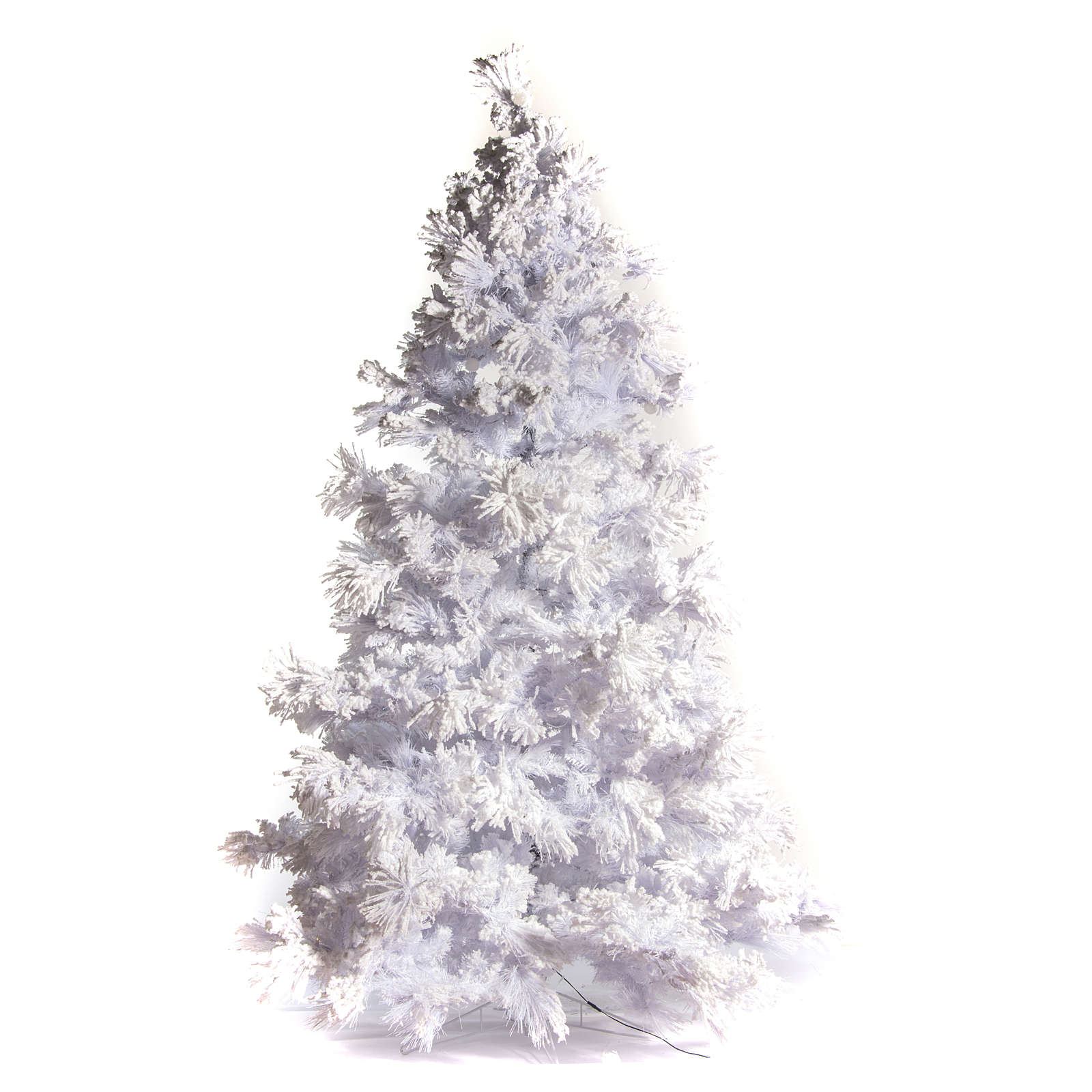 STOCK Weisser Weihnachtsbaum mit Schnee 270cm 700 Led Mod. Online Verfauf auf HOLYART