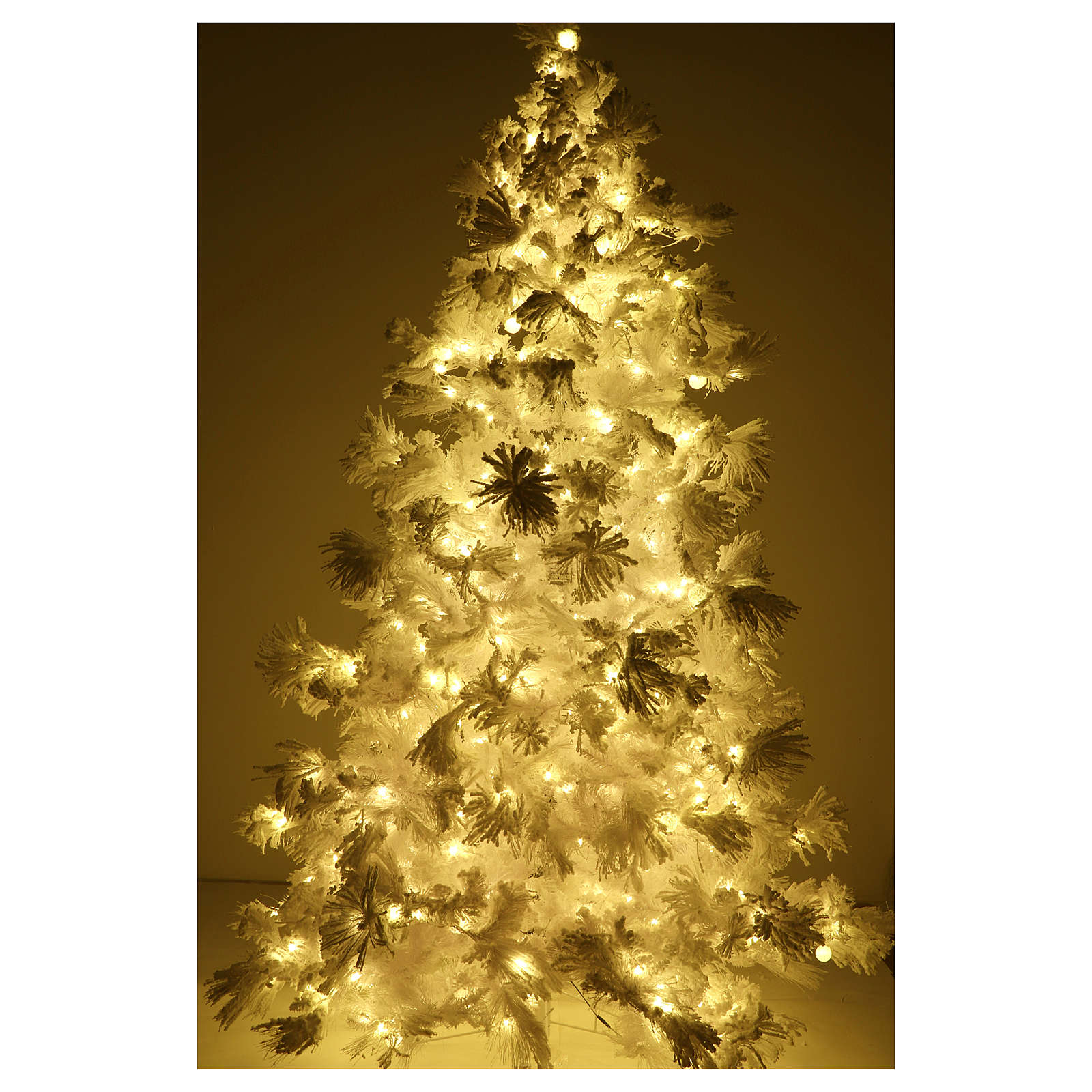STOCK Weisser Weihnachtsbaum mit Schnee 270cm 700 Led Mod. Online Verfauf auf HOLYART