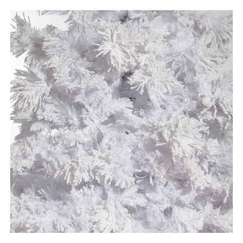 STOCK Weisser Weihnachtsbaum mit Schnee 270cm 700 Led Mod. White Cloud 2