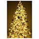 STOCK Weisser Weihnachtsbaum mit Schnee 270cm 700 Led Mod. White Cloud s5