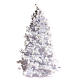 STOCK Albero di Natale bianco innevato 270 cm luci led 700 White Cloud s1