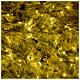 Albero di Natale 200 cm verde brinato con glitter 350 luci led F. Forest s6