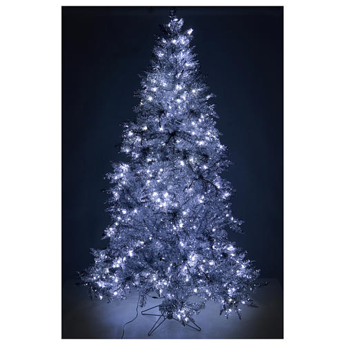 Christmas Tree 270 cm in Vintage Silver 500 LED Lights indoor outdoor use 5