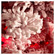 Albero di Natale 230 cm Red Velvet abete innevato 500 luci led uso interno s3