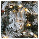 Sapin de Noël 270 cm enneigé pommes de pin naturelles 700 lumières ´éco Led pour intérieur feel-real s5