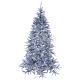 Albero di Natale 230 cm Vintage silver abete argento 500 luci led interno esterno s1