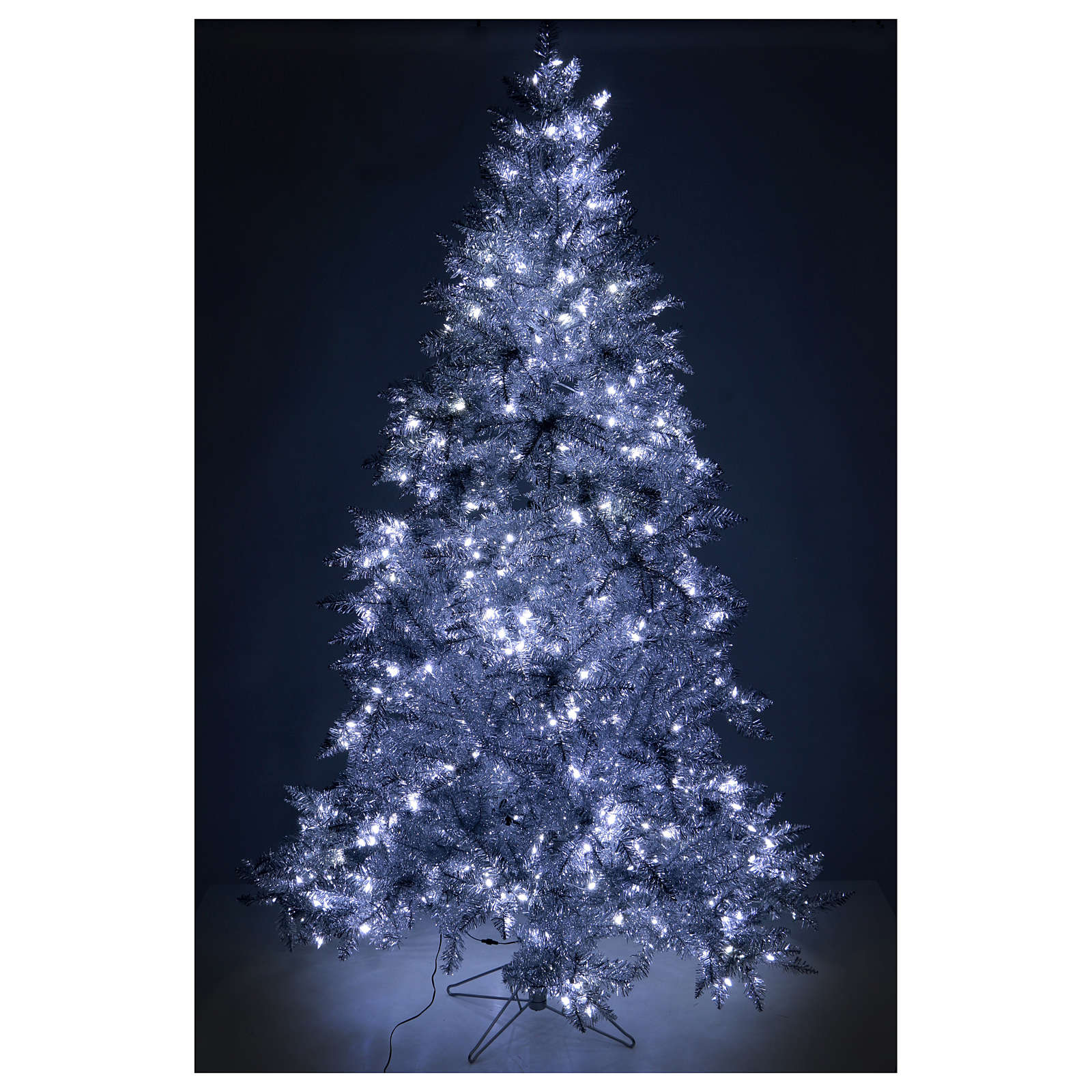 Silver Christmas Tree Lights 