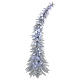 Albero di Natale 180 cm Fancy Silver abete argento punta modellabile 300 led interno esterno s1