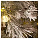 Árbol de Navidad 340 cm pino nevado con piñas naturales 1000 luces eco led interior feel real s5